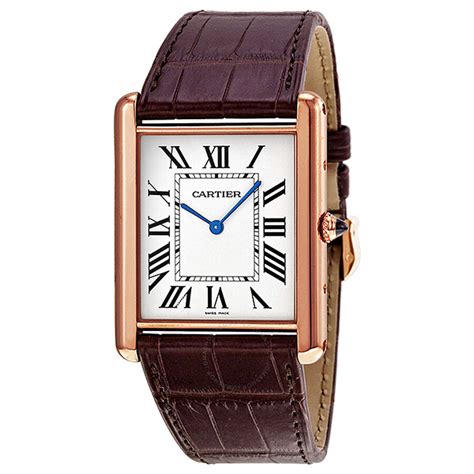 cartier w1560017|Cartier Tank Louis Cartier Hand Wind Men's Watch .